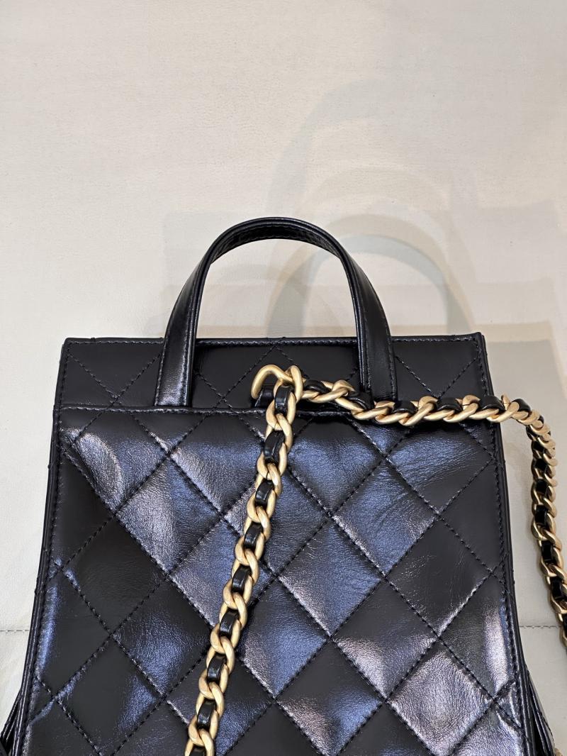Chanel 25 Shiny Calfskin Medium Backpack AS5600