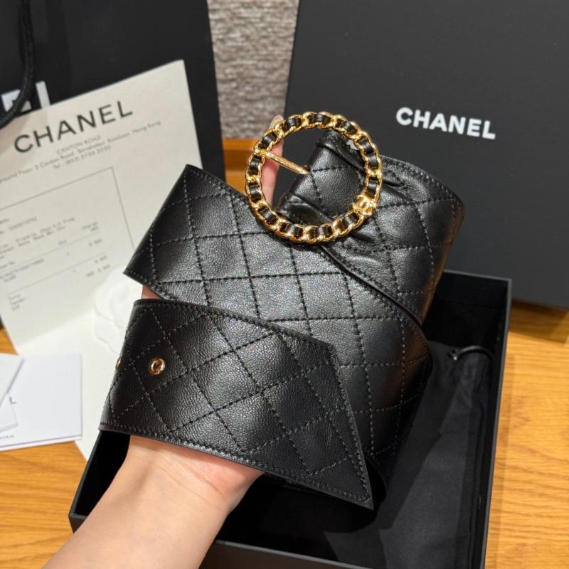 Chanel 65mm Leather Belt SCB915