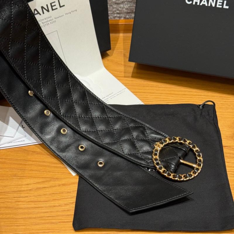 Chanel 65mm Leather Belt SCB915