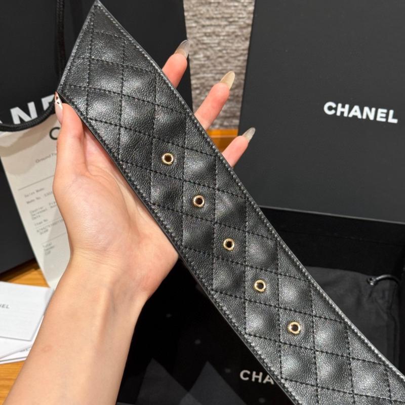 Chanel 65mm Leather Belt SCB915