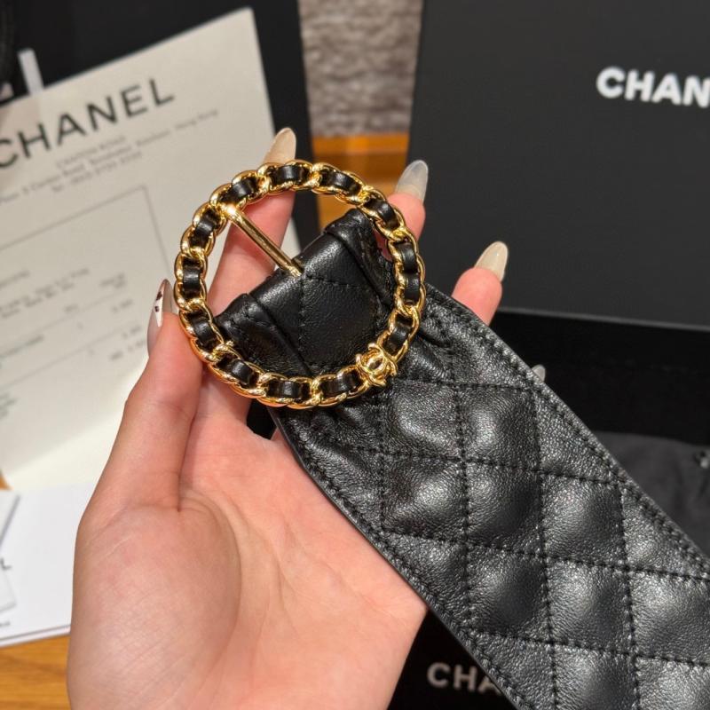 Chanel 65mm Leather Belt SCB915