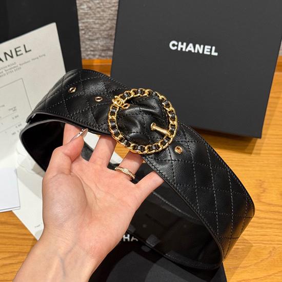 Chanel 65mm Leather Belt SCB915