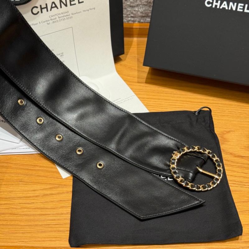 Chanel 65mm Leather Belt SCB916