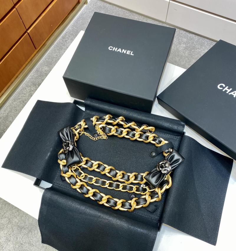 Chanel Chain Belt Black BCB90603