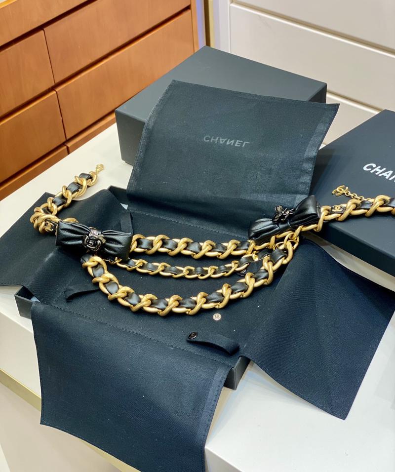 Chanel Chain Belt Black BCB90603