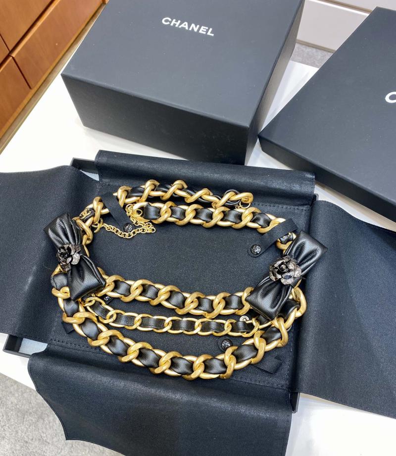 Chanel Chain Belt Black BCB90603