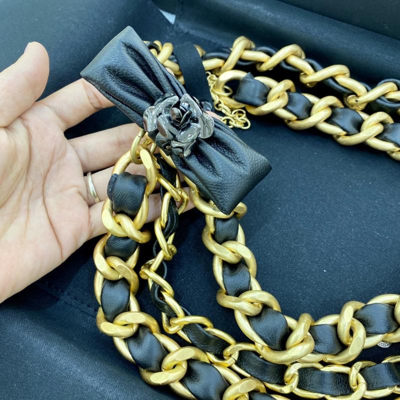 Chanel Chain Belt Black BCB90603