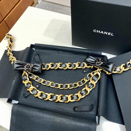 Chanel Chain Belt Black BCB90603
