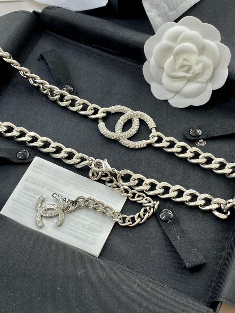 Chanel Chain Belt Silver BCB90601
