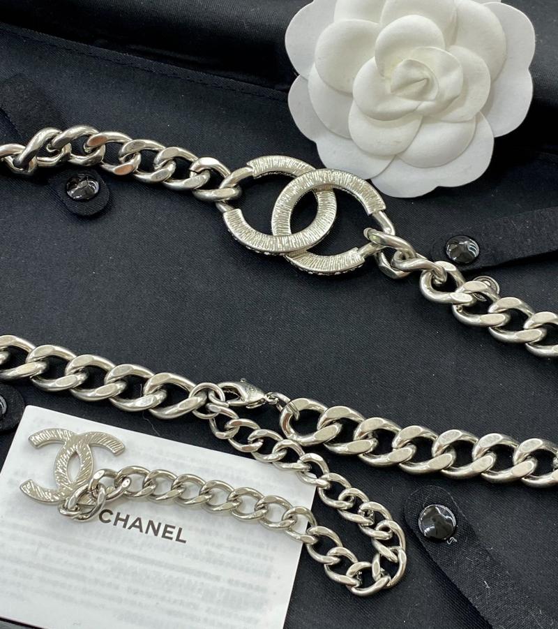 Chanel Chain Belt Silver BCB90601