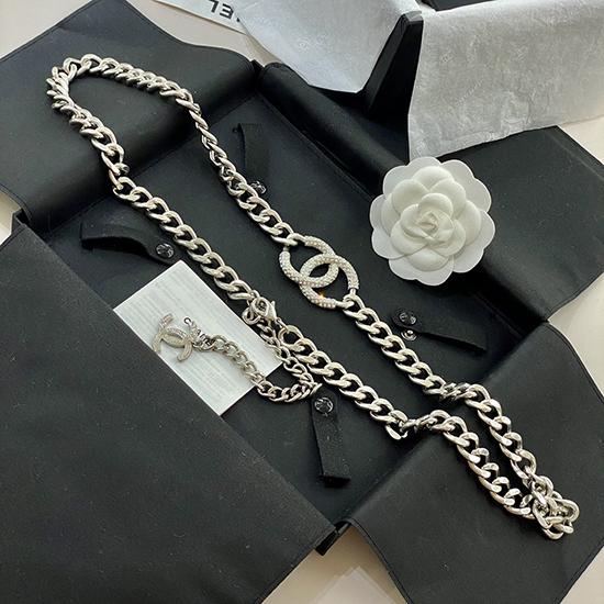 Chanel Chain Belt Silver BCB90601