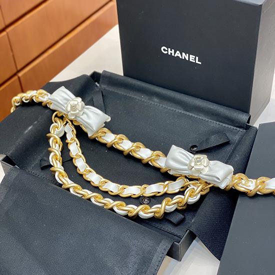 Chanel Chain Belt White BCB90603