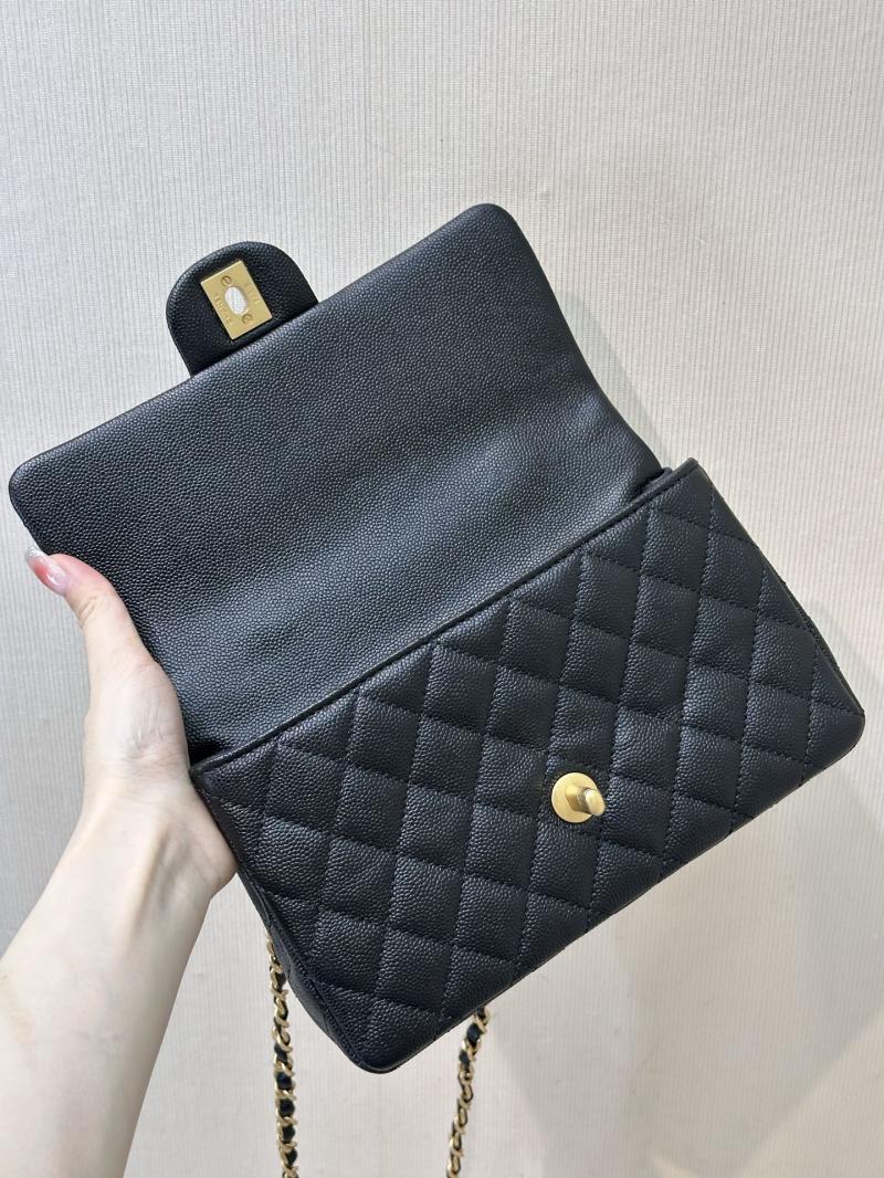 Chanel Mini Flap Bag with Top Handle Black AS5701