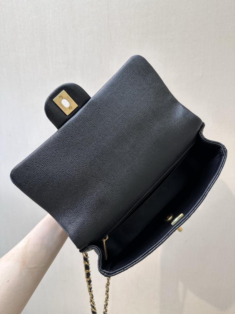 Chanel Mini Flap Bag with Top Handle Black AS5701