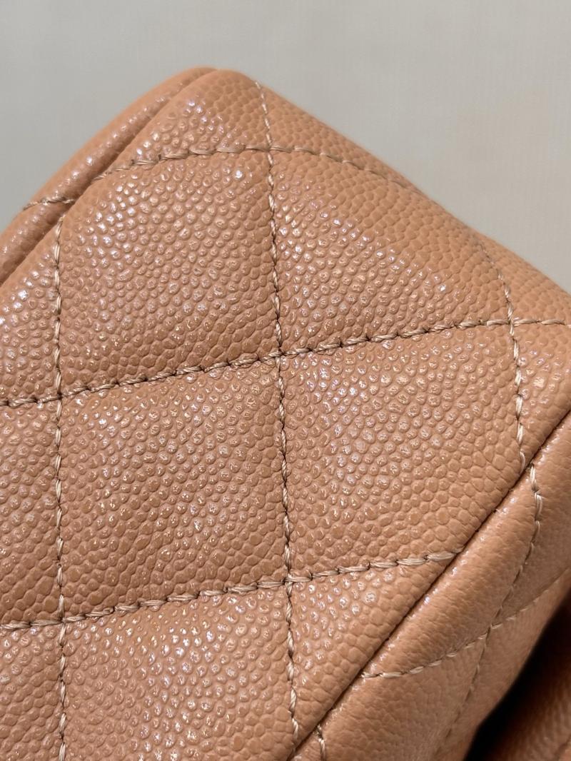 Chanel Mini Flap Bag with Top Handle Brown AS5701