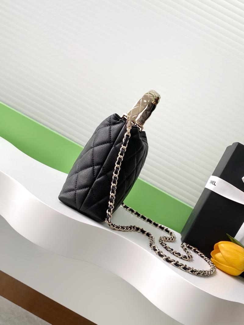 Chanel mini handbag with Top Handle Black AP4591
