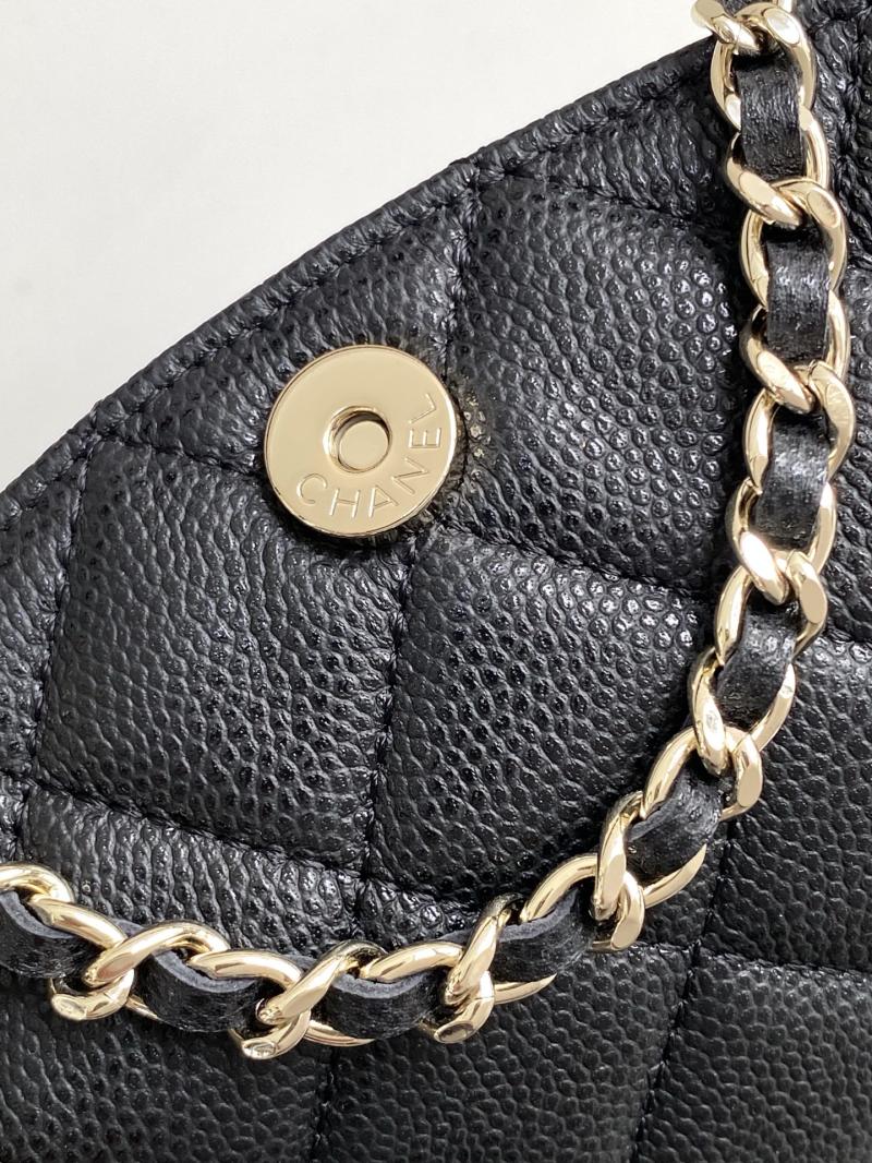 Chanel mini handbag with Top Handle Black AP4591