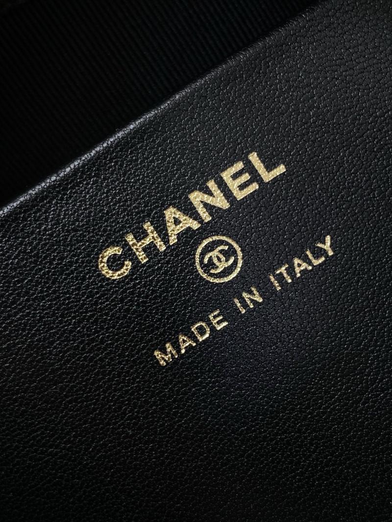 Chanel mini handbag with Top Handle Black AP4591