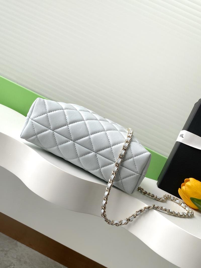 Chanel mini handbag with Top Handle Blue AP4591