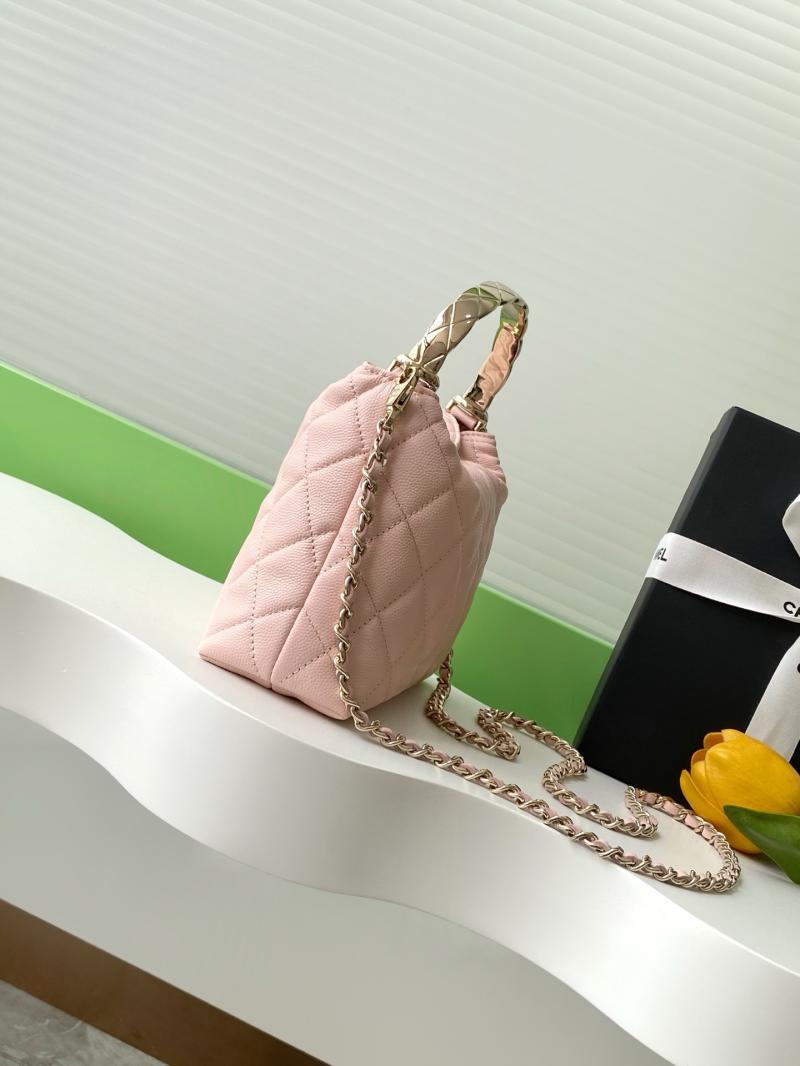 Chanel mini handbag with Top Handle Pink AP4591