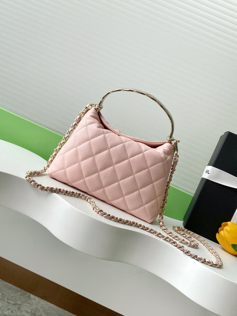 Chanel mini handbag with Top Handle Pink AP4591