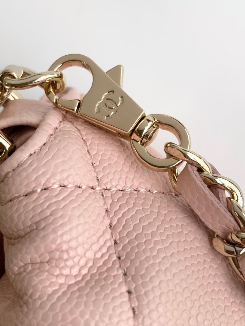 Chanel mini handbag with Top Handle Pink AP4591