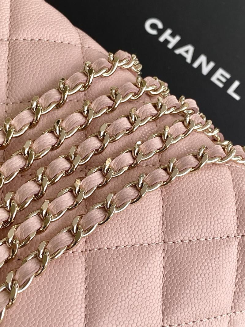 Chanel mini handbag with Top Handle Pink AP4591