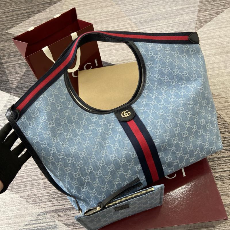 Gucci Giglio large tote bag Blue 853971