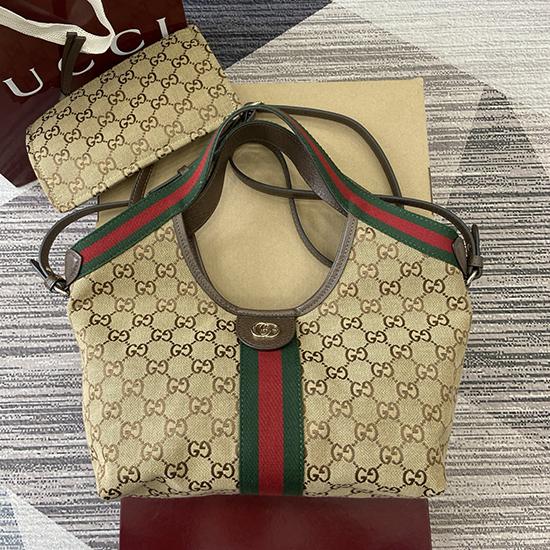 Gucci Giglio small tote bag Beige 860845