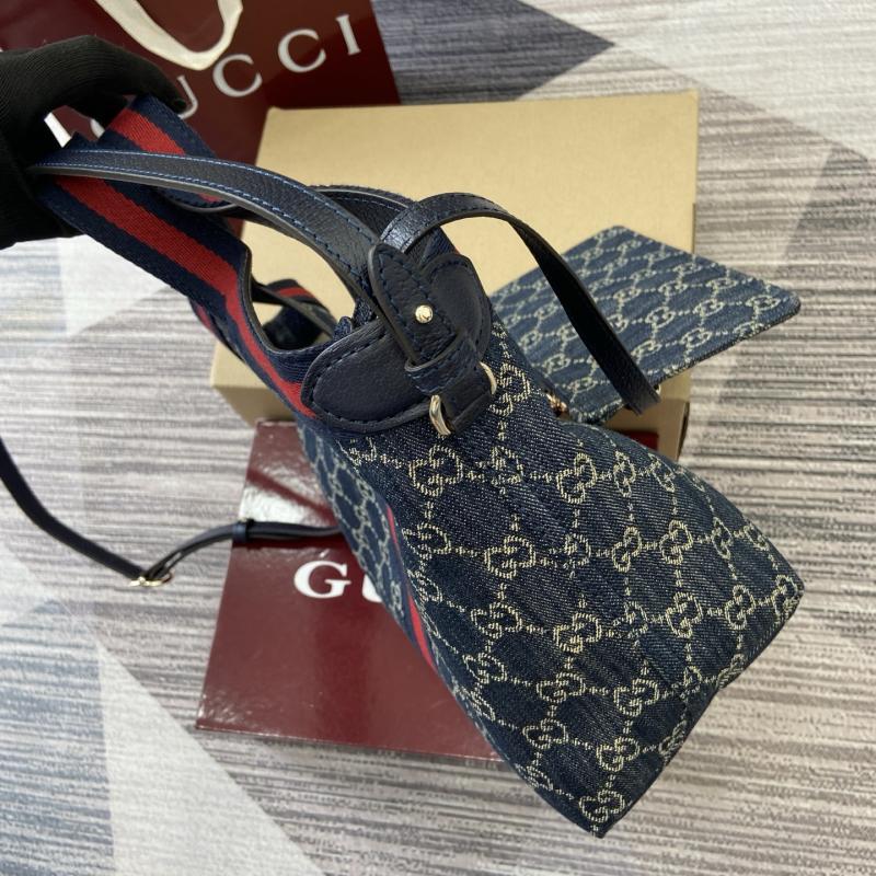 Gucci Giglio small tote bag Blue 860845