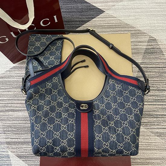Gucci Giglio small tote bag Blue 860845