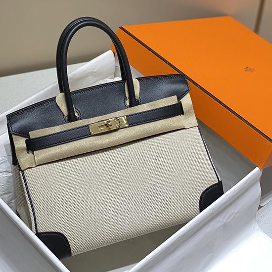 Hermes Birkin 30 Bag Black HB0908