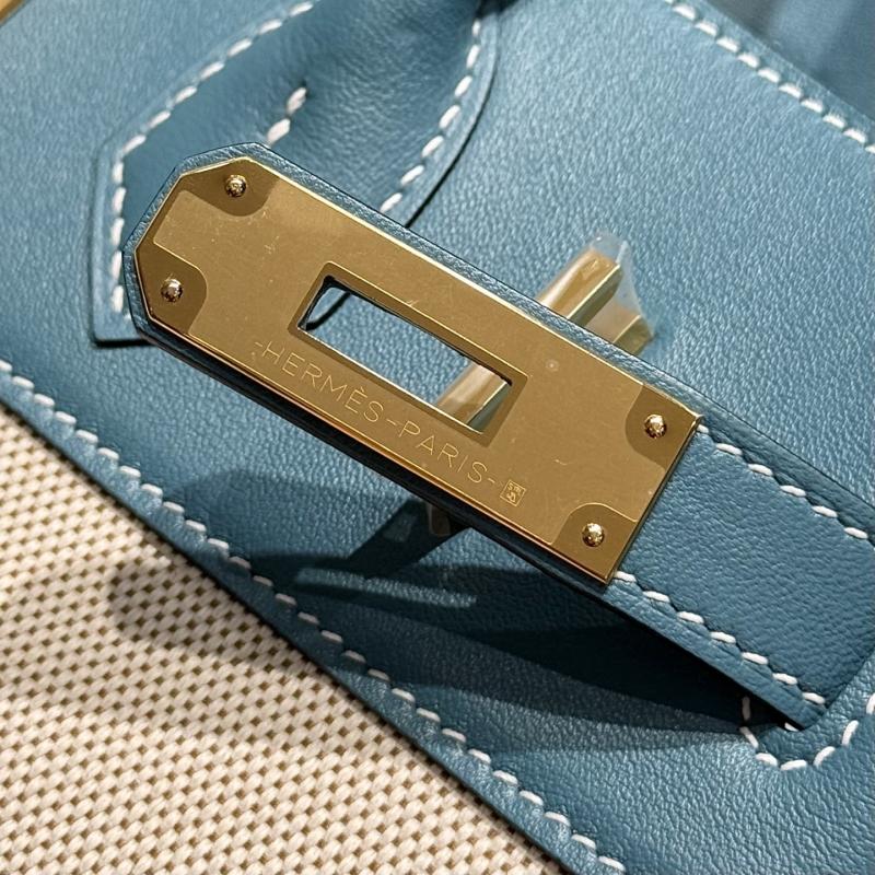 Hermes Birkin 30 Bag Blue Jean HB0908