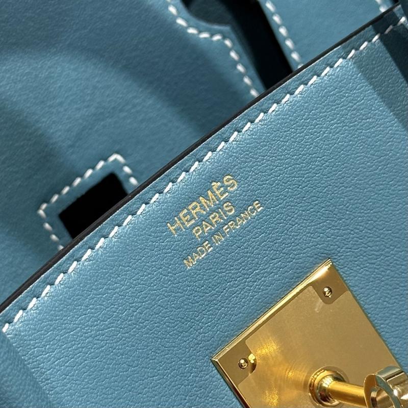 Hermes Birkin 30 Bag Blue Jean HB0908