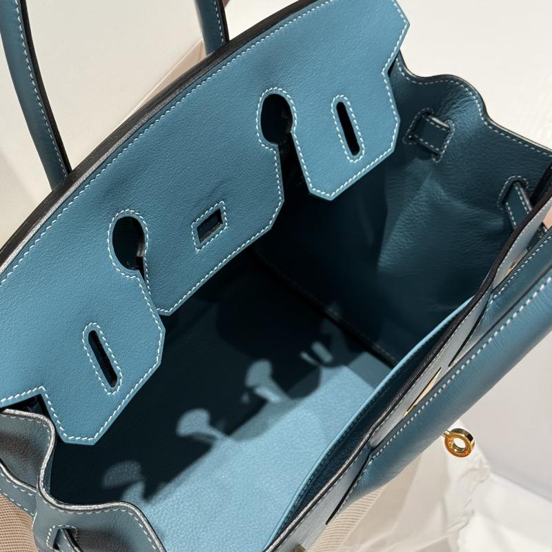 Hermes Birkin 30 Bag Blue Jean HB0908