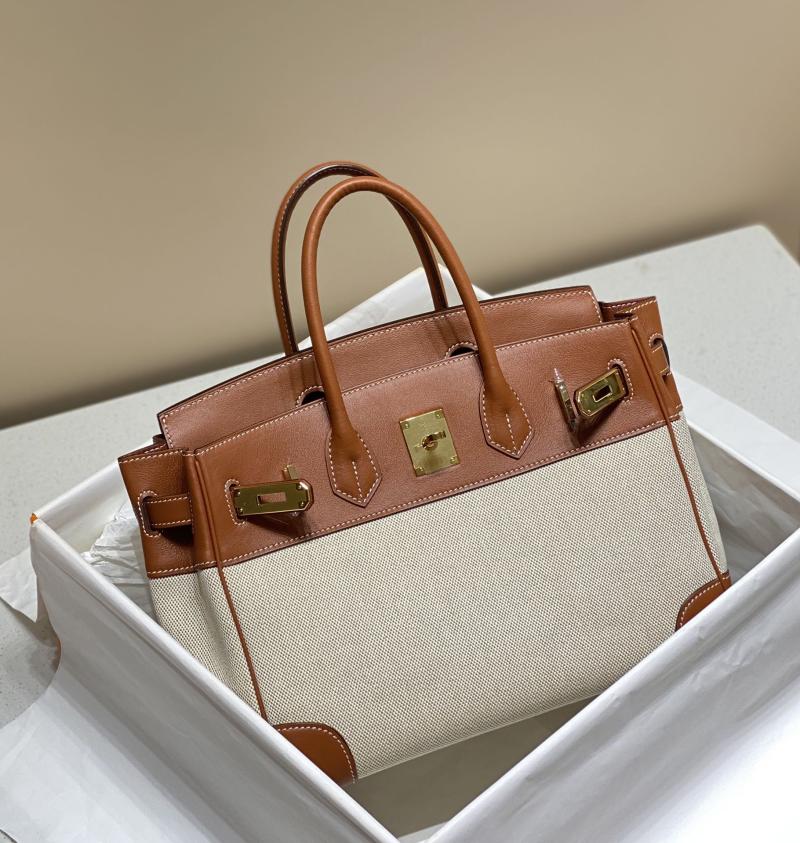 Hermes Birkin 30 Bag Golden Brown HB0908