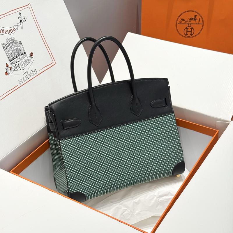 Hermes Birkin 30 Bag Green HB0908
