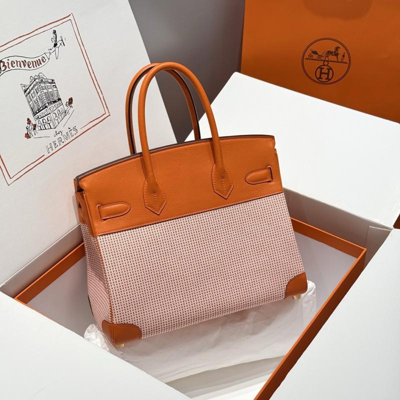 Hermes Birkin 30 Bag Orange HB0908