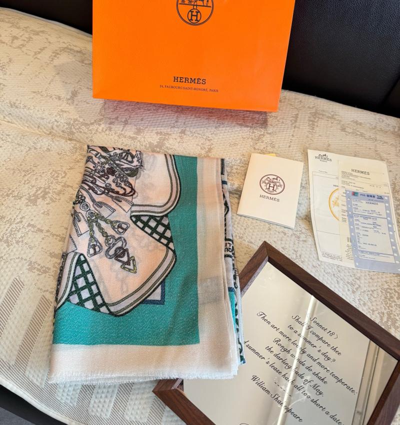 Hermes Cashmere Scarf DHS91307