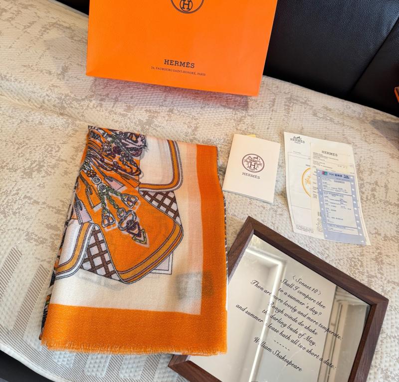 Hermes Cashmere Scarf DHS91309