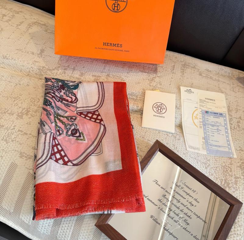 Hermes Cashmere Scarf DHS91310