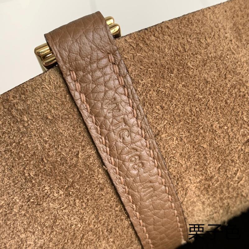 Hermes Picotin Lock 18 Tote Bag Maroon Gold HP0908