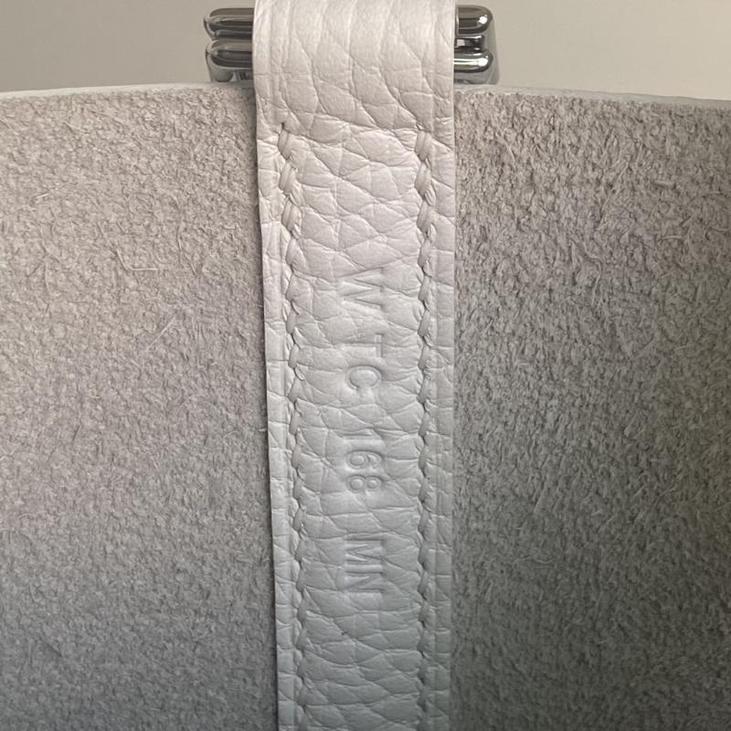 Hermes Picotin Lock 18 Tote Bag White Silver HP0908