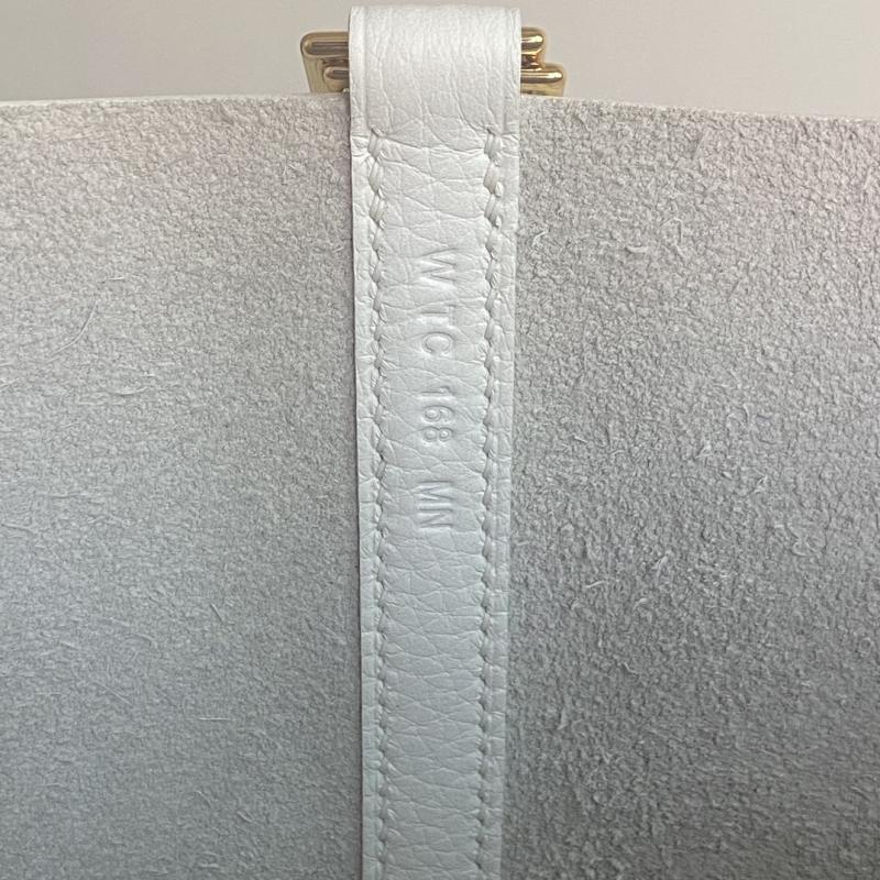 Hermes Picotin Lock 18 Tote Bag White Gold HP0908