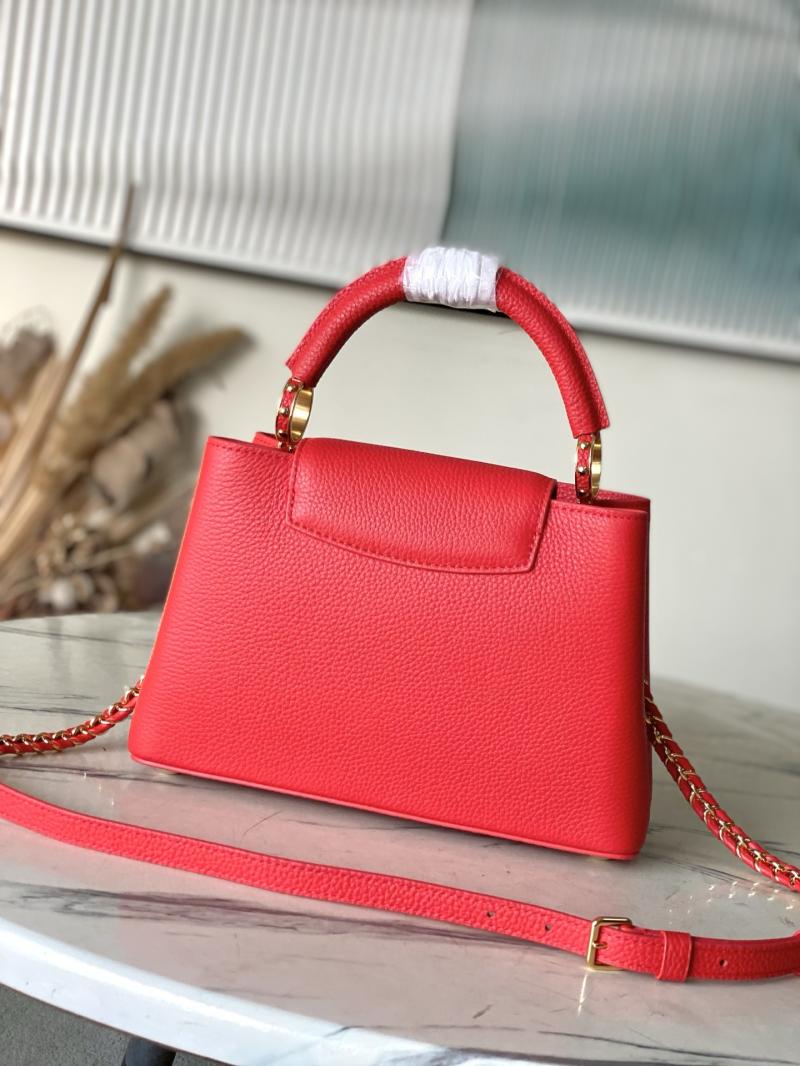 LV x TM Capucines BB M13250 Red