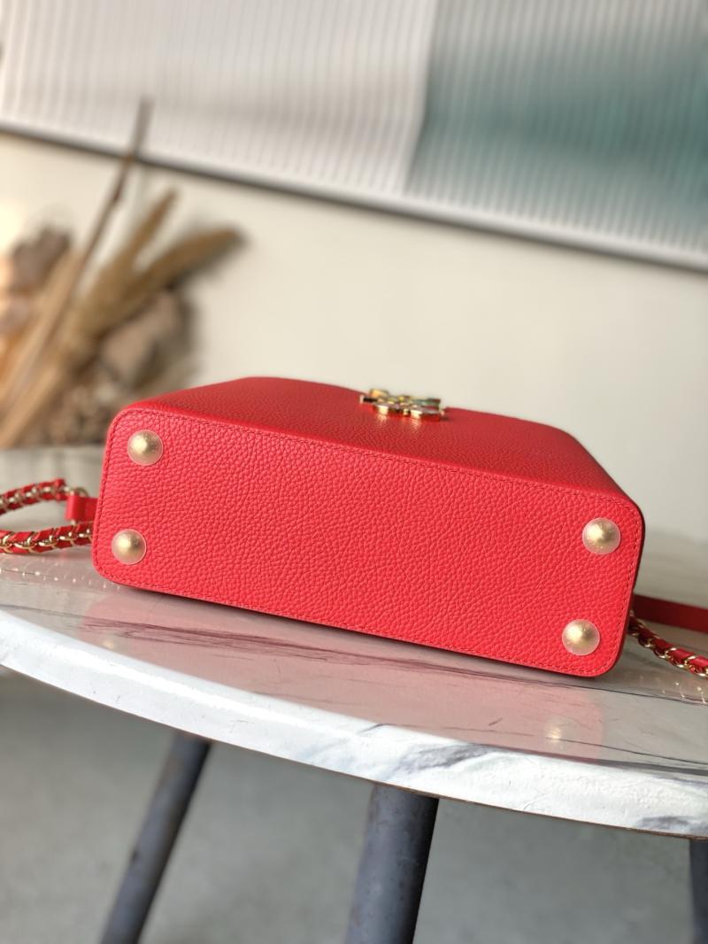 LV x TM Capucines BB M13250 Red