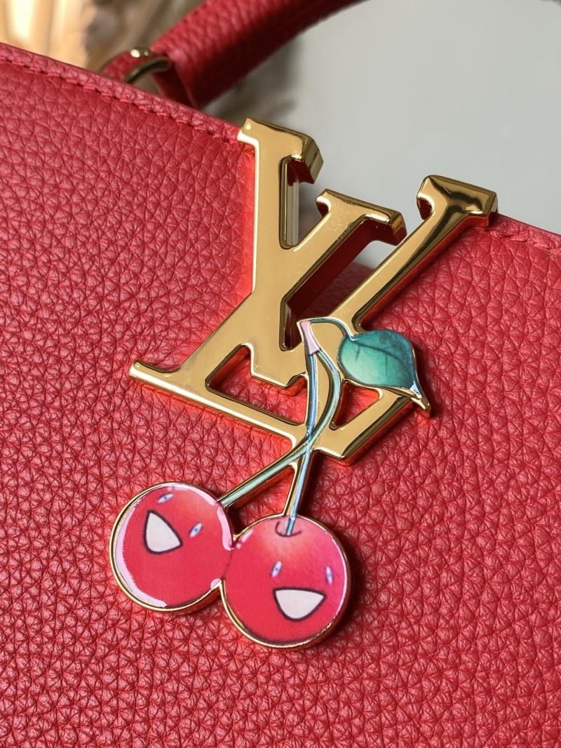 LV x TM Capucines BB M13250 Red