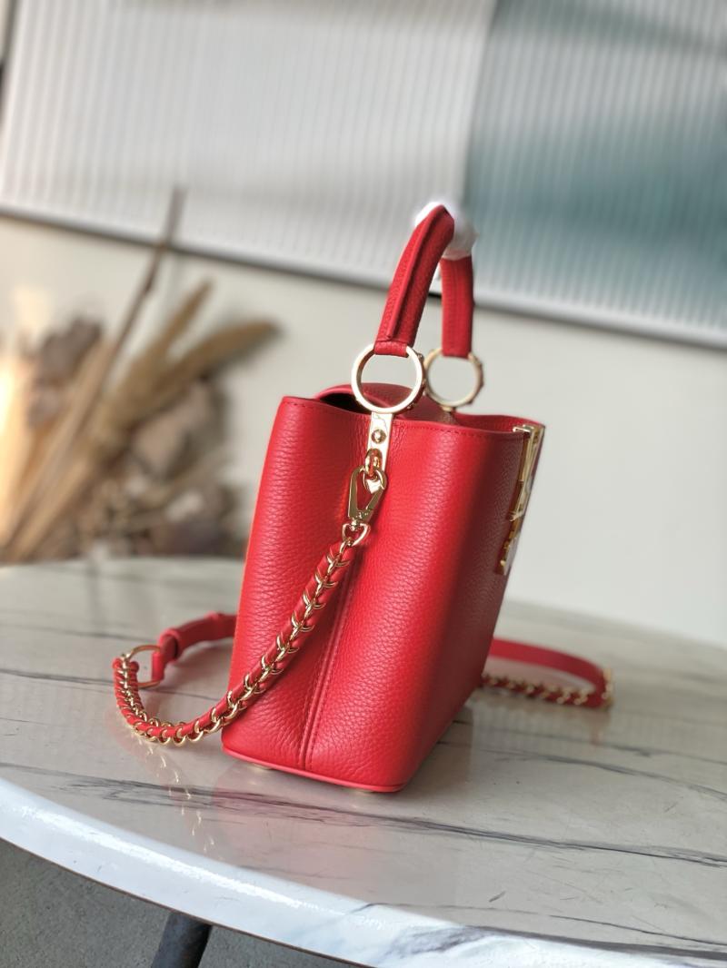 LV x TM Capucines BB M13250 Red