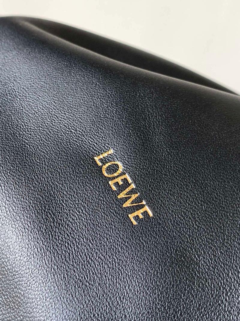 Loewe Medium Flamenco Purse Black L9057