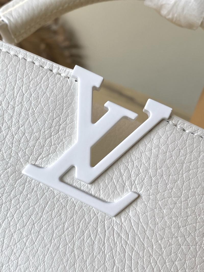 Louis Vuitton Capucines BB White M25256